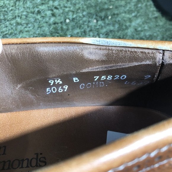 Allen Edmonds Bridgeton Kiltie Tassels Loafers Cognac Mens 9.5D Dress Shoes 5069 main image 7
